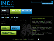 Tablet Screenshot of imcceurope.com